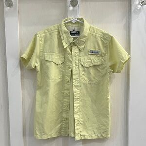 Habits Kids Light Yellow Button Down Shirt
